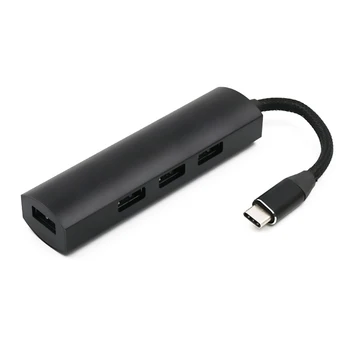

Alloy Type C to 4 Port USB 3.0 Hub Adapter For Macbook Pro Google ChromeBook PC