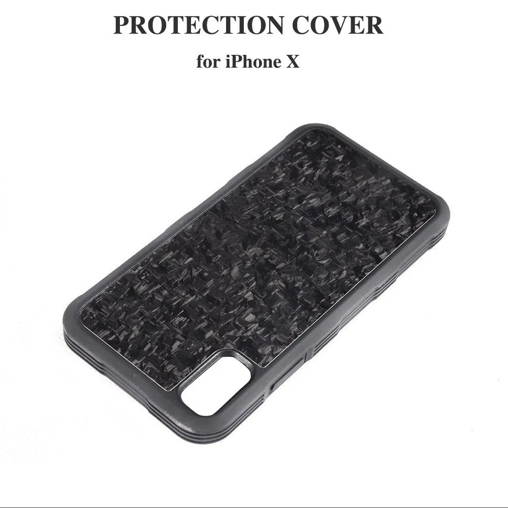 

Carbon Fiber Forged Composite Cell Mobile Phone Cover Case for iPhone X Only