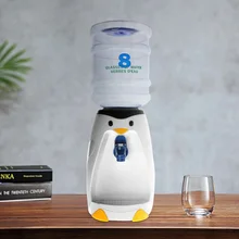 1 шт. 2,5 литров Пингвин Мини-диспенсер для воды 8 очков диспенсер для воды милый дозатор напитков Пингвин животное Питьевая Посуда