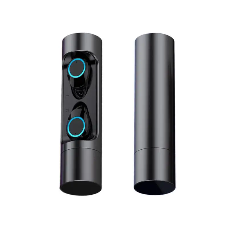 

Waterproof Bluetooth 5.0 Earphone Stereo Sound Subwoofer 3D Surround Fingerprint Touch Rotate Charging Power Bank For Phone