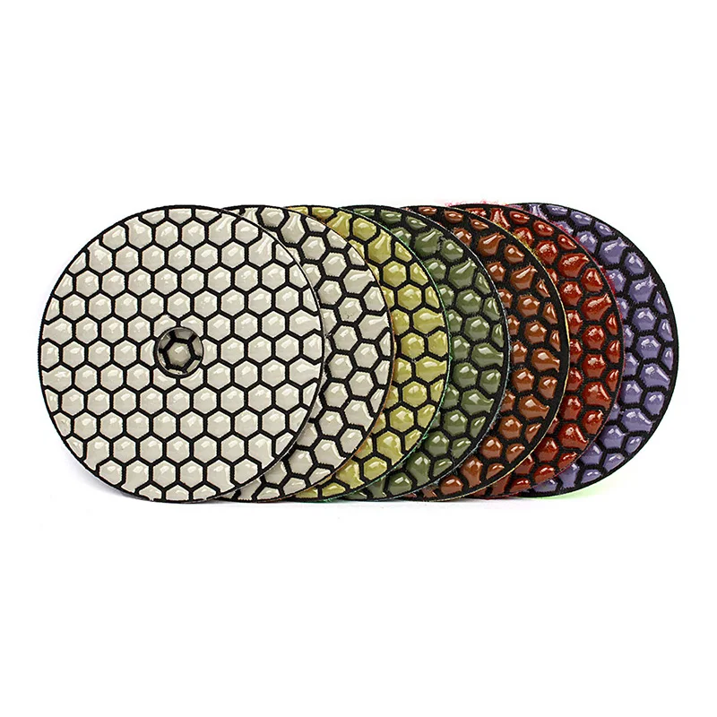 

Diamond Polishing Pad Set Granite Marble Concrete Grinding Disc Wheel Tool Use