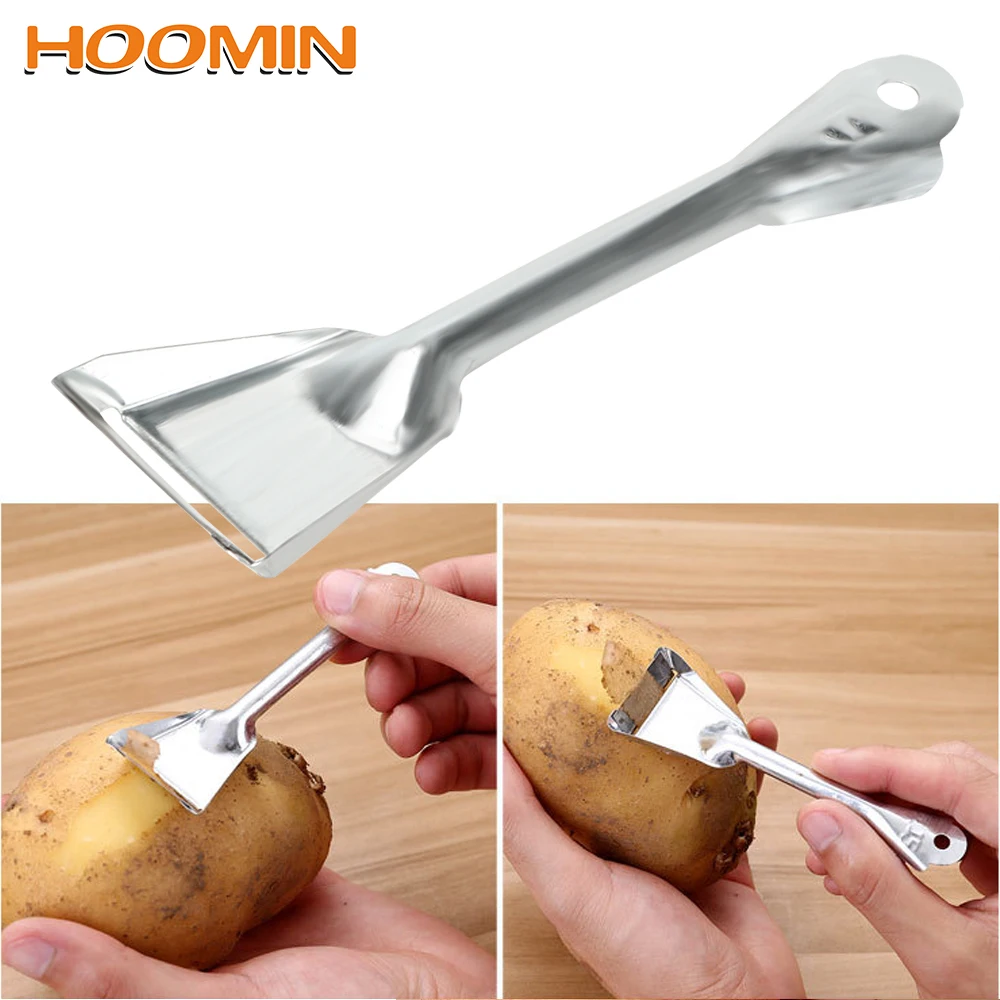

HOOMIN Potato Grater Stainless Steel Potato Shredded Slicer Cutter Vegetables Fruit Peeler Kitchen Accessories Kitchen Tools