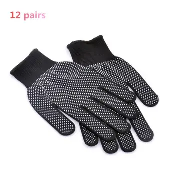 

Mounchain 12 Pairs Breathable Hiking Gloves Nylon Non Slip Gloves Colloidal Particles outdoor camping hiking cycling Glove