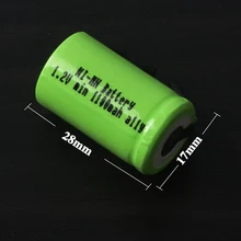 2/3A 1,2 V 28 мм x 17 мм Сменный аккумулятор для бритвы Philips Norelco HQ26 HQ26A бритвенный аккумулятор