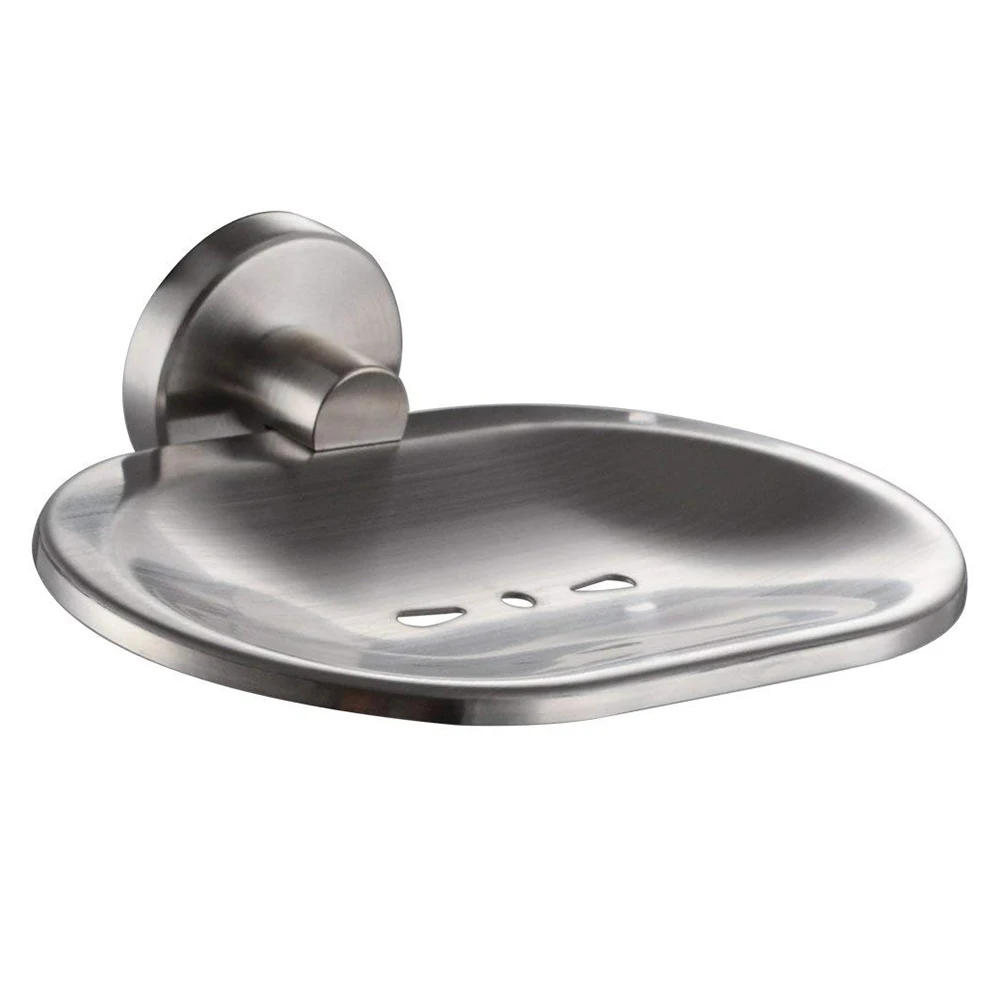 Bathroom Stainless Steel Wall Mounted Soap Dish, Brushed Nickel G1201