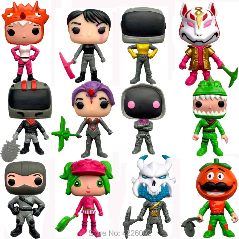 

Fortnight Game Character Action Figures Fortnited Battle Royale Llama Heroes Weapons Figurines Dolls Kids Toys for Children Boys
