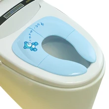 Детский дорожный складывающийся горшок для унитаза, детское Складное Сиденье для унитаза, детский вспомогательный унитаз, портативный детский унитаз для мальчиков и девочек
