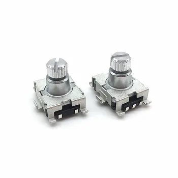 

2pcs/lot EC11 Rotary Encoder Code Switch 30 Position With Push Button Switch SMD 5pin Handle Length 9.5mm Plum Shaft