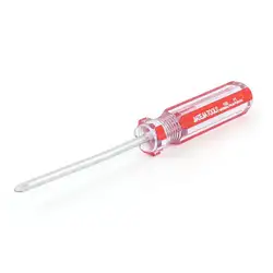 Новая красная + прозрачная пластиковая ручка 4 мм магнитный наконечник Tri-Wing Head отвертка