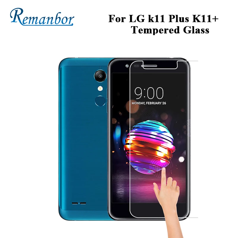 Remanbor For LG k11 Plus K11+ Tempered Glass Screen Protector Film Replacement For LG k11 Plus K11+ 5.3\ Remanbor For LG k11 Plus K11+ Tempered Glass Screen Protector Film Replacement For LG k11 Plus K11+ 5.3\
