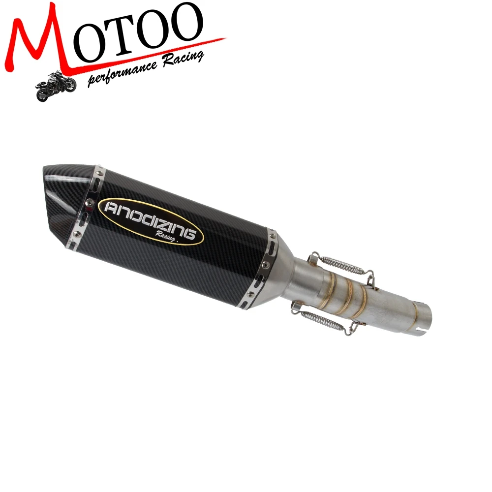 Выхлопная труба глушителя мотоцикла средняя Escape SLIP ON для HONDA CBR400 CB500R CBR500R 2013 2015 CB400X