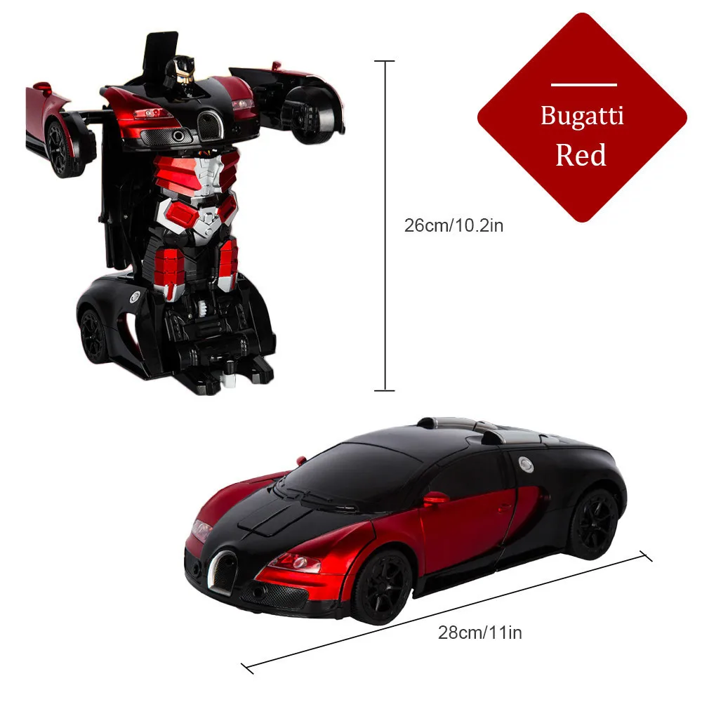 2 в 1 робот автомобиль RC деформация игрушки модель трансформация дистанционное