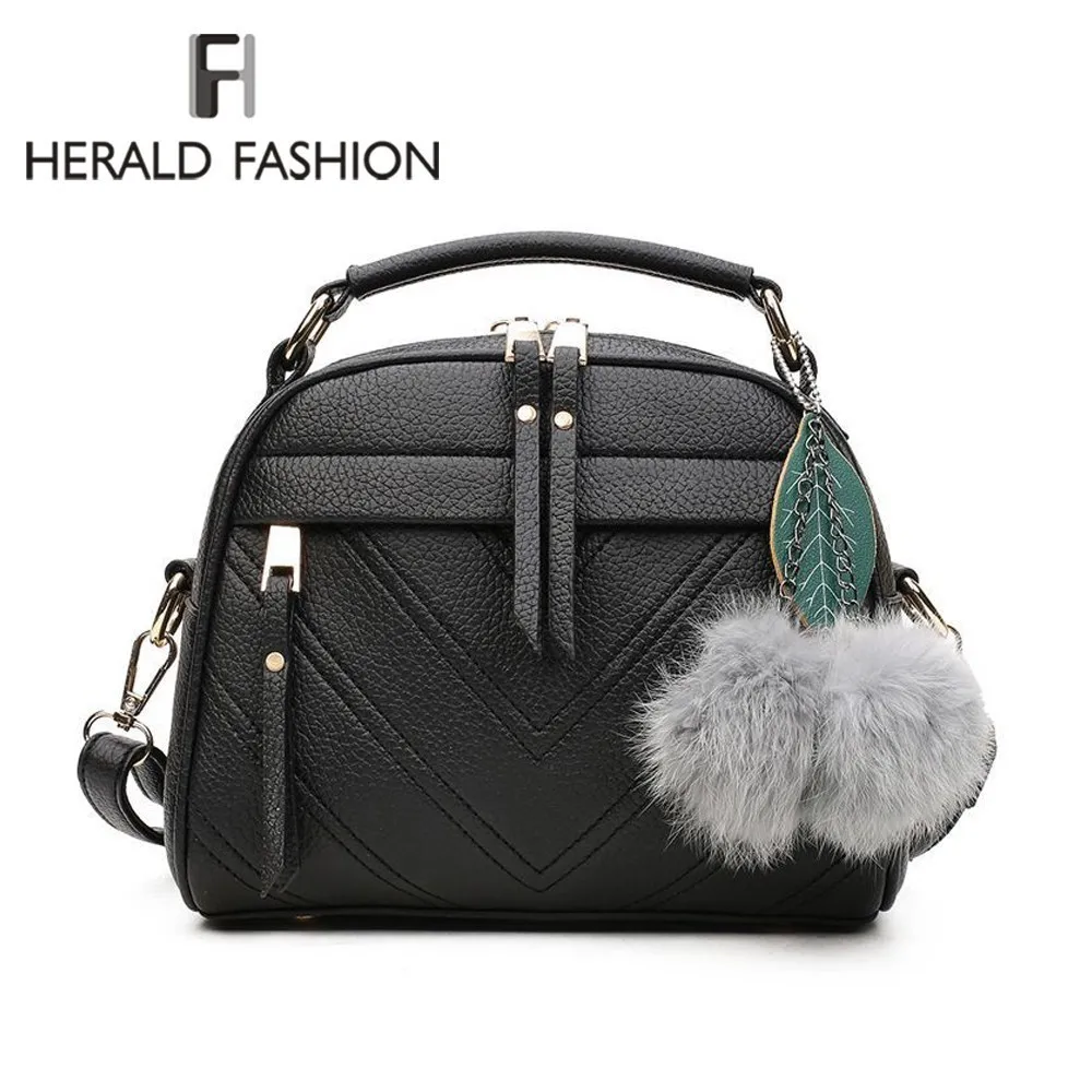 Herald Fashion качественные кожаные женские сумки с верхними ручками Маленькая женская