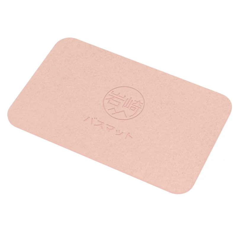 

Iwasaki Washable Diatomite Foot Mat, Bathroom Bathroom Antiskid Absorbent Pad, Fast Drying Toilet Doormat