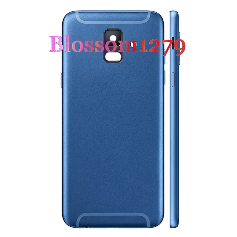 

1PCS Back Battery Cover Panel With power Button and Camera Lens For Samsung Galaxy A6 2018 A600 Rear Door Housing Replacement