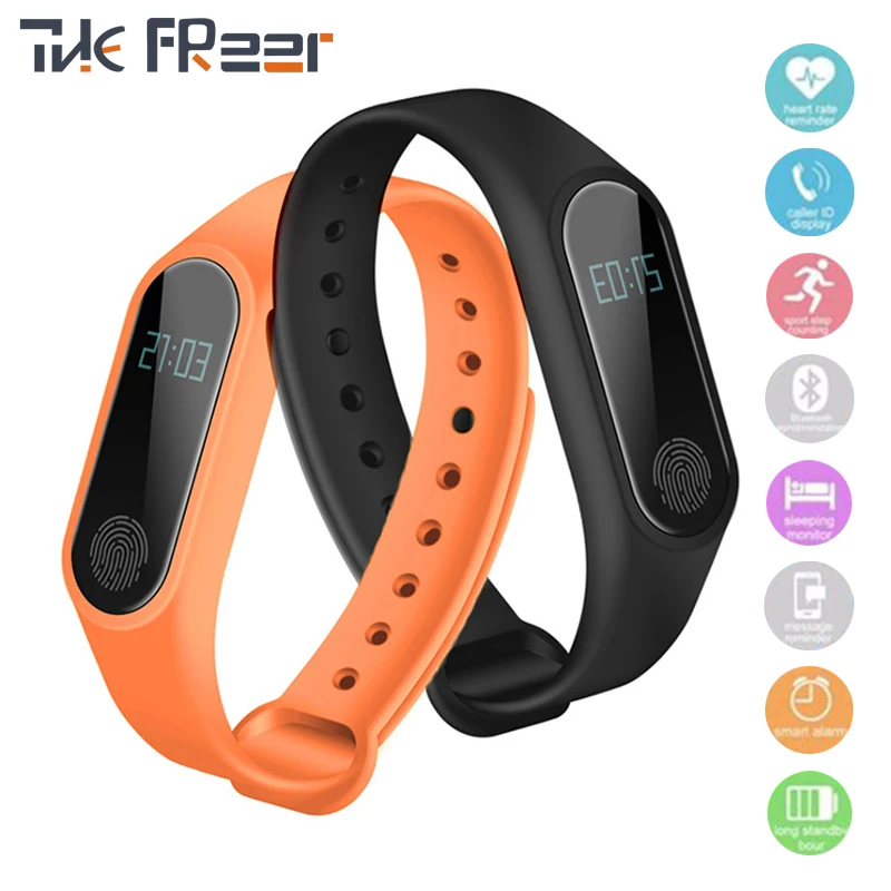 

Sport Watch for Men Women M2 Smart Bracelet Heart Rate Monitor Fitness Tracker Pedometer Alarm Clock IP67 Waterproof Wristband