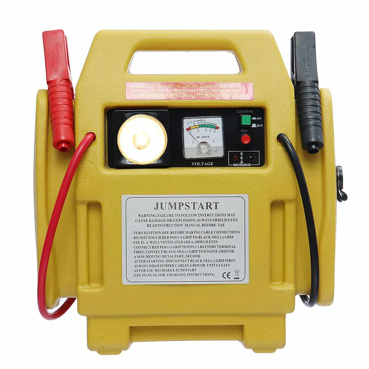 Car Jump Starter Booster 12V Car Battery Charger Starting Power Bank Tool Kit Air Compressor with Emergency LED Light Auto Pumps
