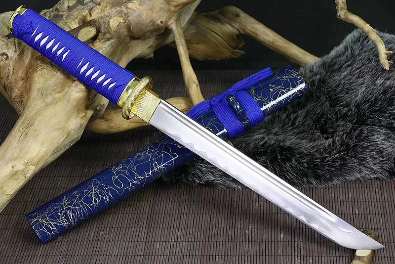 Handmade Japanese Samurai Sword 1060 High Carbon Steel Full tang blade Functional real Katana very sharp Home Decoration