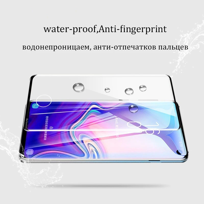 3D защитное стекло с закругленными краями для Samsung Galaxy s10 plus объективом камеры