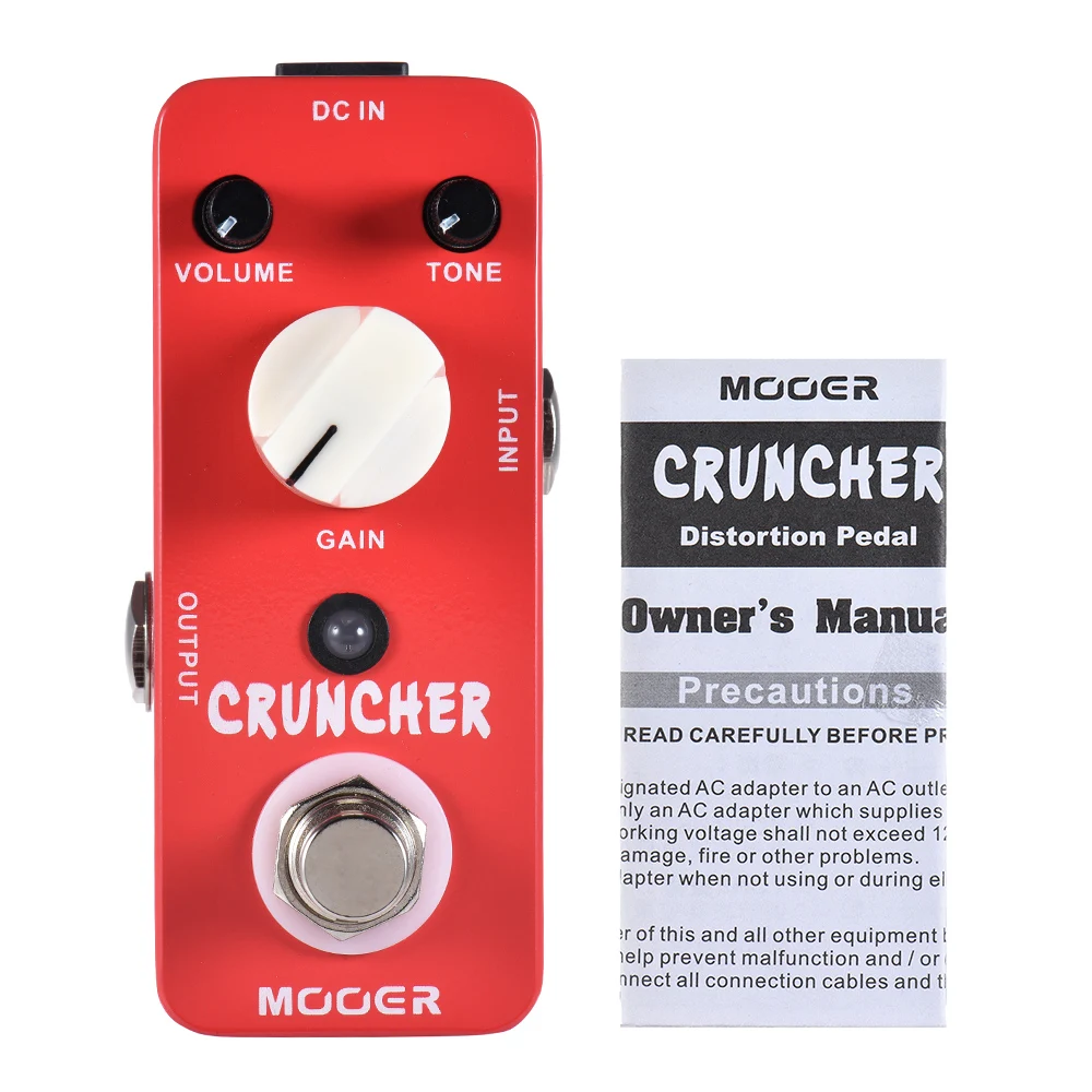 MOOER хрустящая гитарная педаль с высоким коэффициентом усиления для гитарных