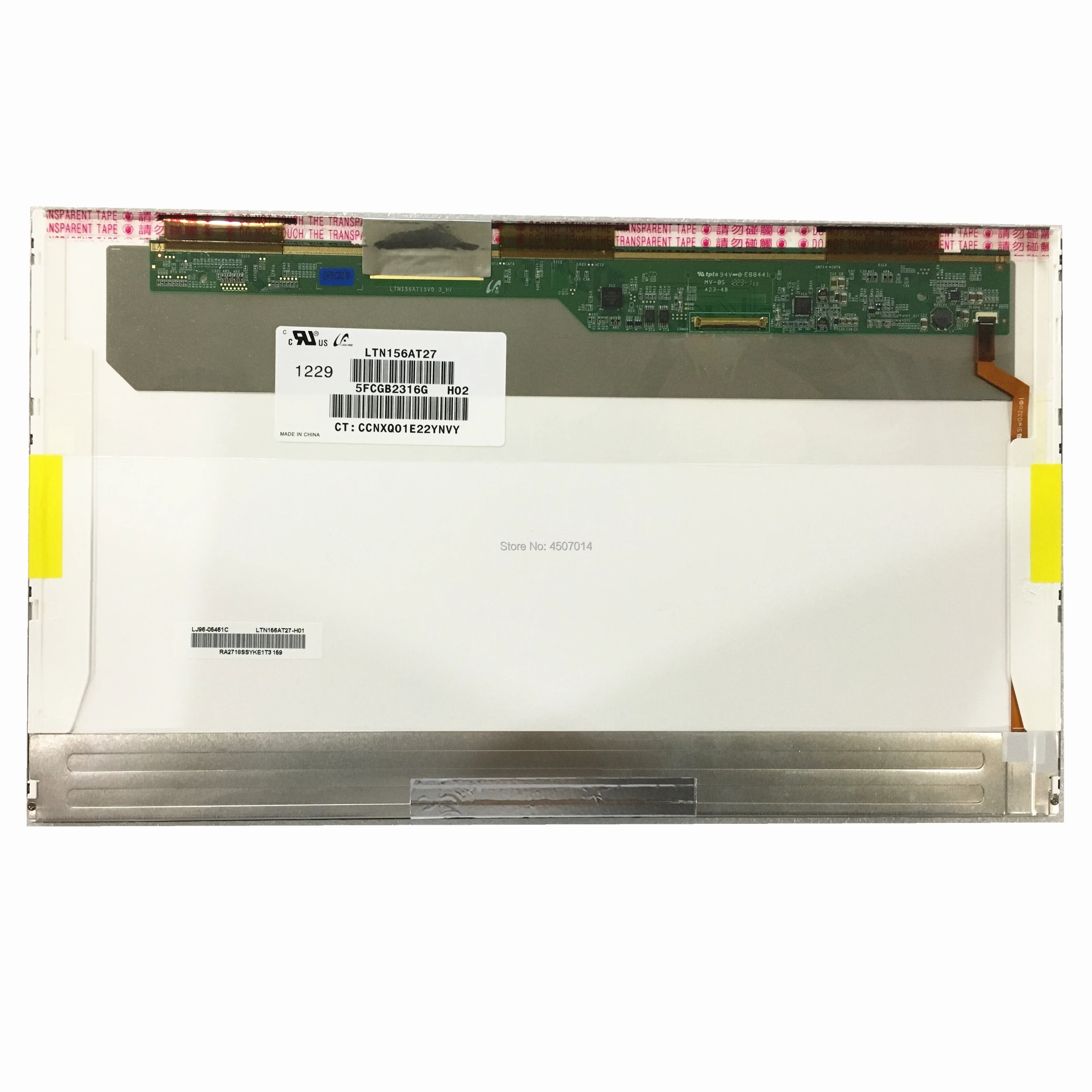 Goede Gratis Verzending LTN156AT27 LTN156AT16 LTN156AT15 LP156WH4 TLA1 B156XTN02.0 B156XTN02.2 B156XW02 Laptop Lcd scherm 1366*768 40 Pins