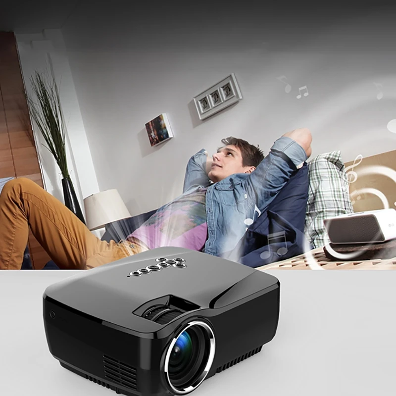 ЕС Разъем для Android проектор Wifi Поддержка bluetooth 4 к x 2 к видео проектор для домашнего кинотеатра кинопроектор с Hdmi Vga Av Usb