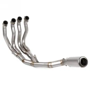 

Motorcycle Full Exhaust System Header Mid-pipe Slip-on Muffler for Yamaha YZF-R1 MT-10 2015-2018