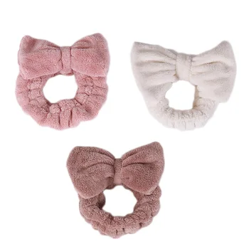 

3 pcs Fabric Hair Bands Striped Soft Stylish Bowknot Adjustable Elastic Headband Headwrap Hair Hoop Headdress for Girls