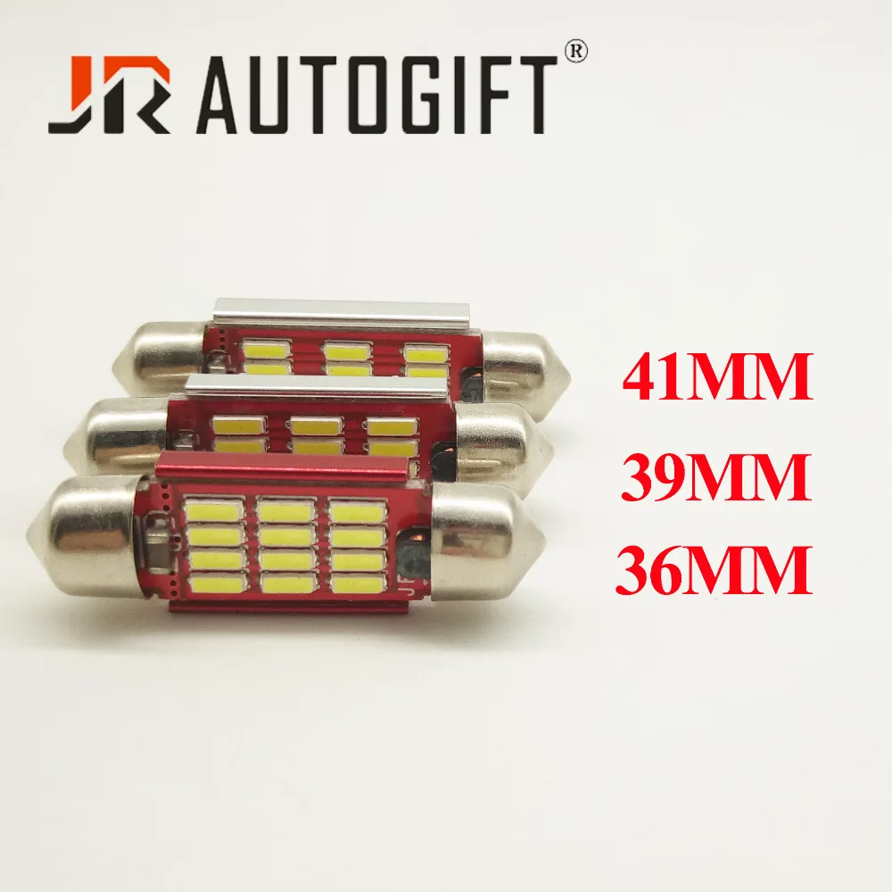 50x36 мм 39 41 C5W C10W CANBUS без ошибок фонарь для чтения с белым светом 12SMD 4014 светодиодный