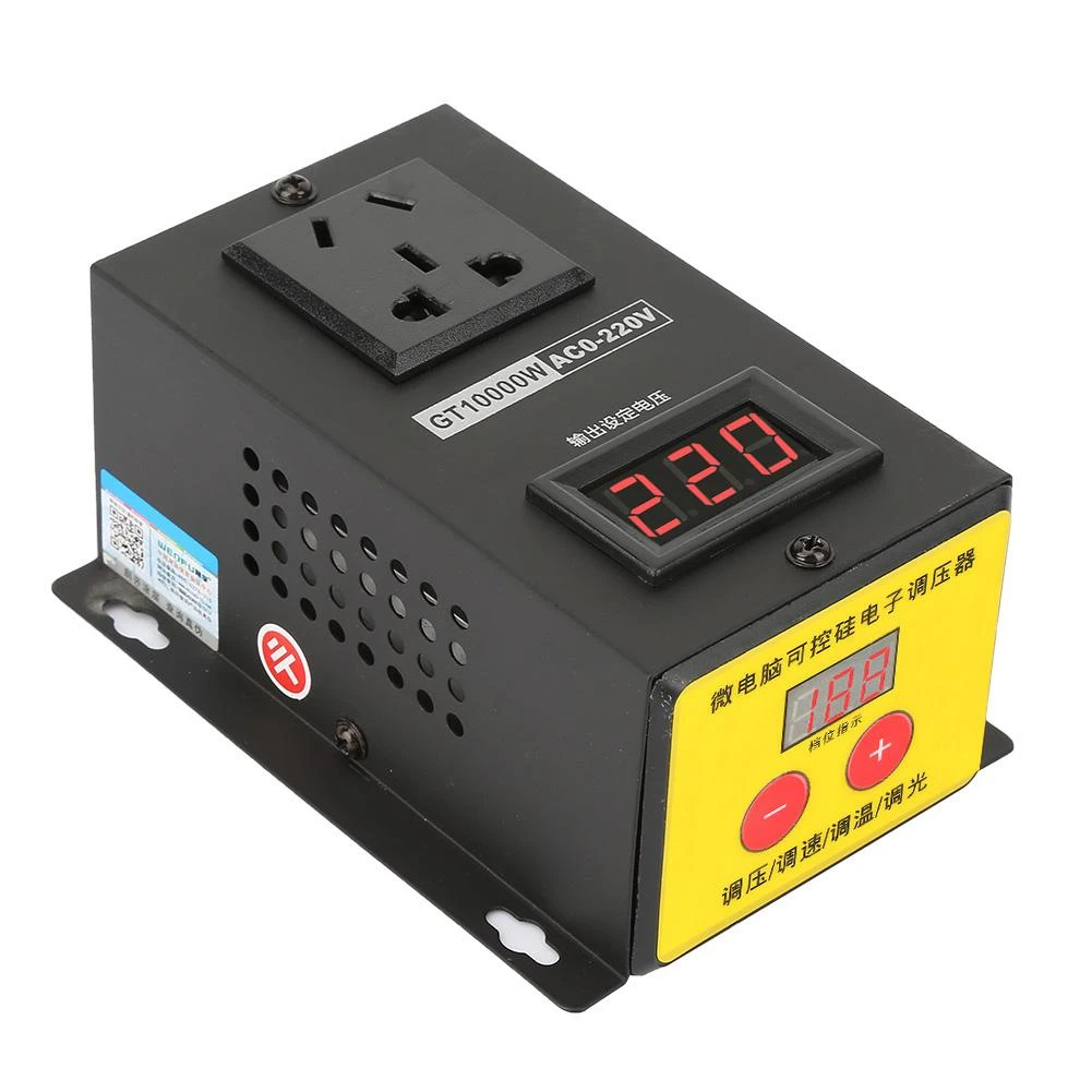 Regulador de voltaje 220V 10000W Regulador de voltaje de tiristor de a Regulador de voltaje 220V 10000W Regulador de voltaje de tiristor de a
