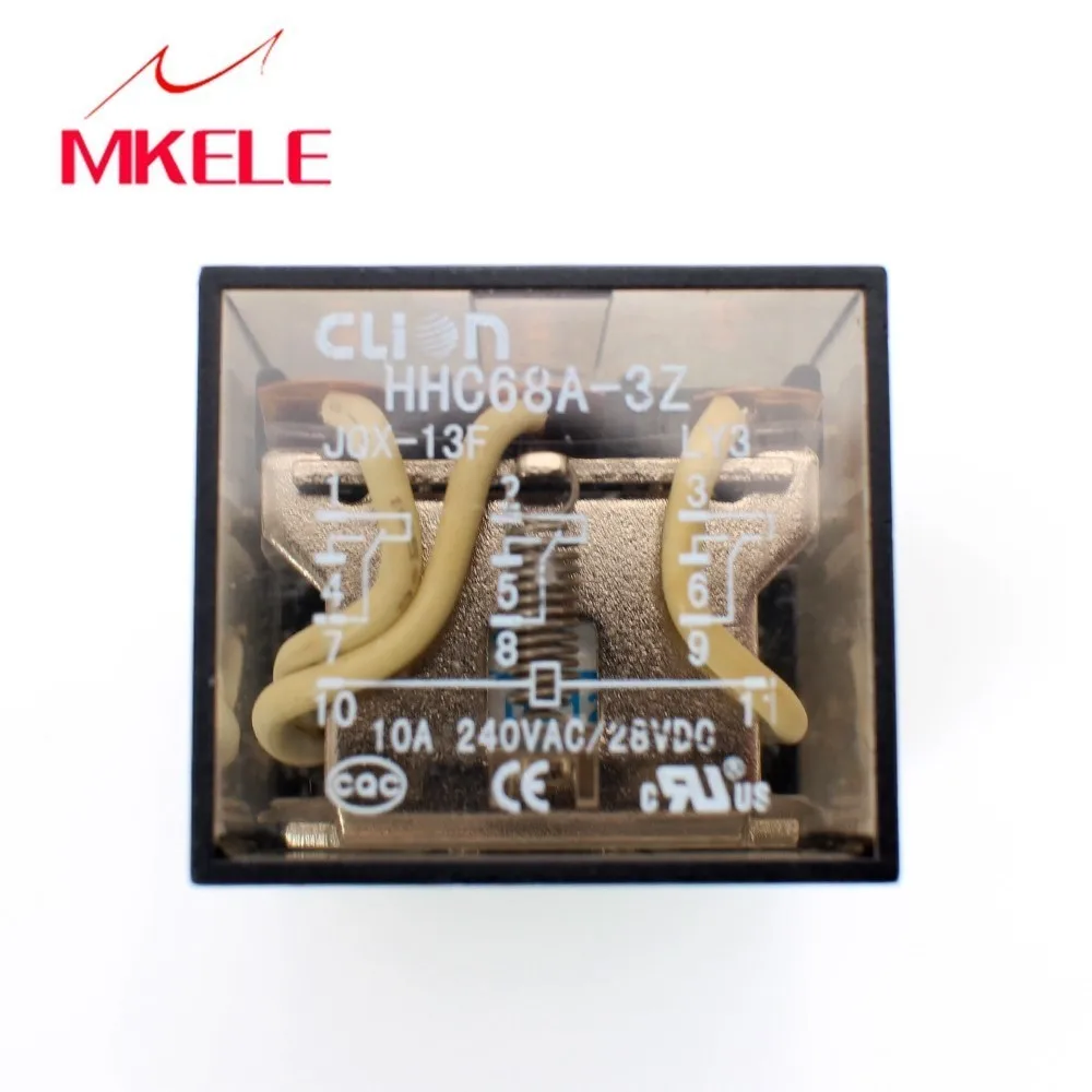 

Electronic micro mini electromagnetic relay HHC68A-3Z LY2 DC24V AC220V coil 8 pins power electro magnetic with lowest price