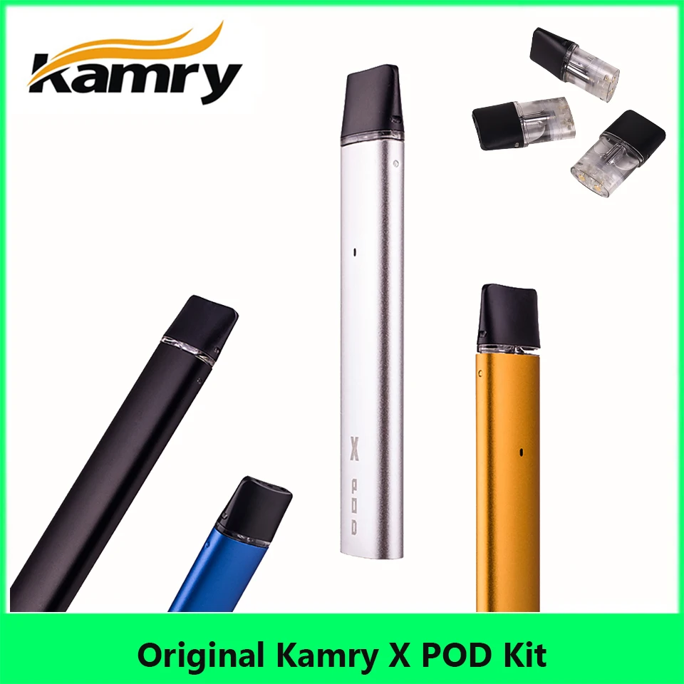 Оригинальный Kamry X Pod набор стартовый 280 мАч электронная сигарета Vape ручка 0 8 мл