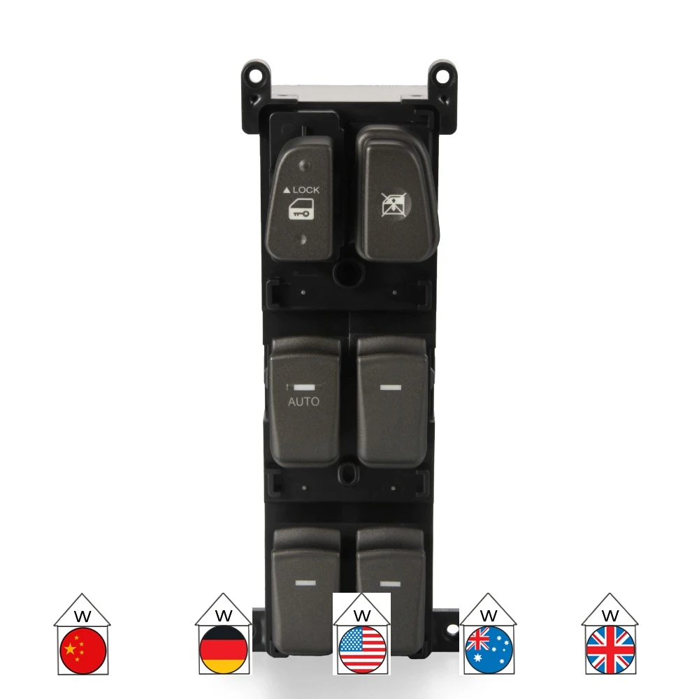 

Car Left driver Power Window Control Switch For Hyundai 08-10 Sonata 93570-3K600