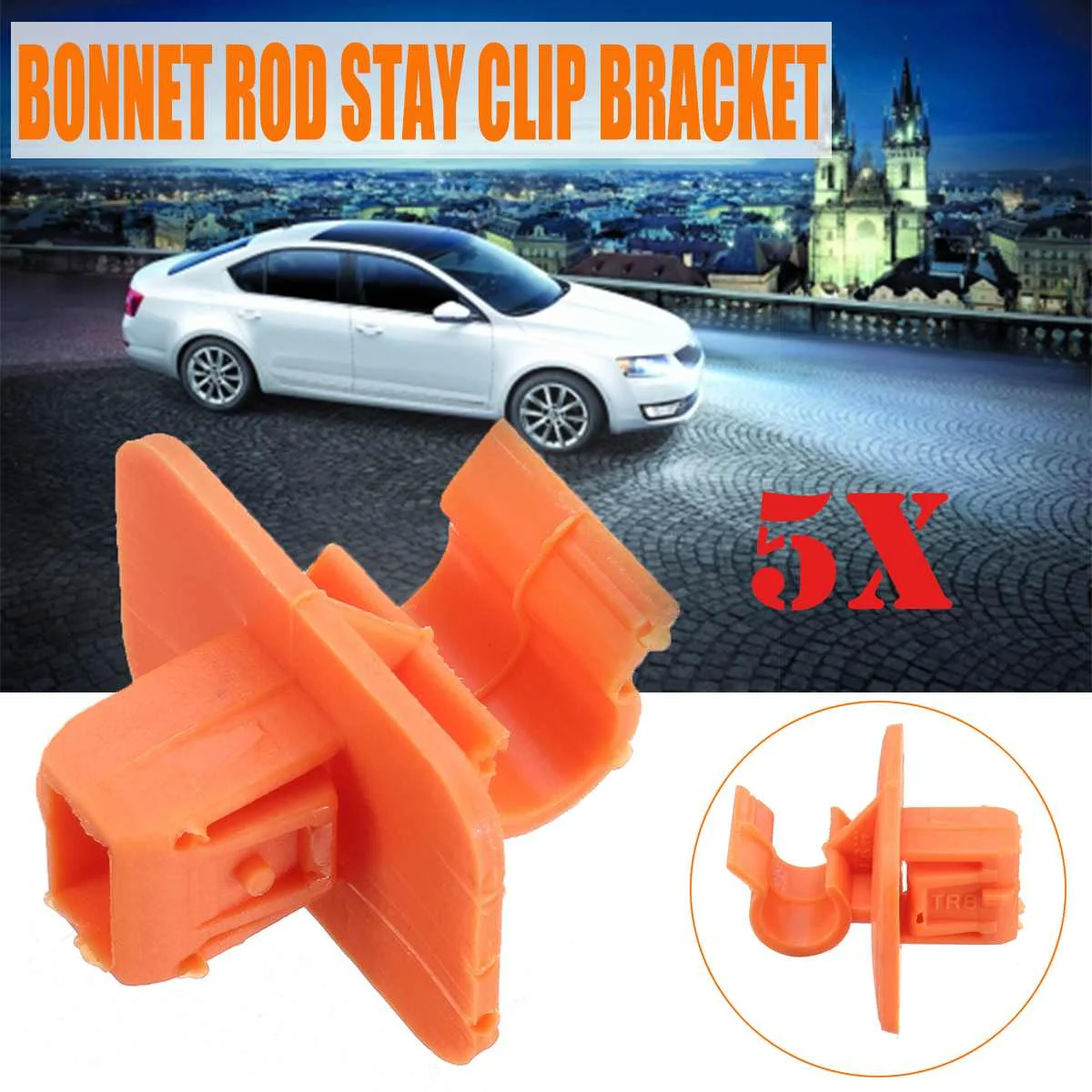 5pcs for Skoda Octavia MK2 Models 2004 2013 Car Rod Stay Clip