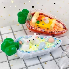 PS Environmental Protection Material Food Storage Box Cartoon Carrot Shape Candy Box Plastic Creative Mini Transparent Box