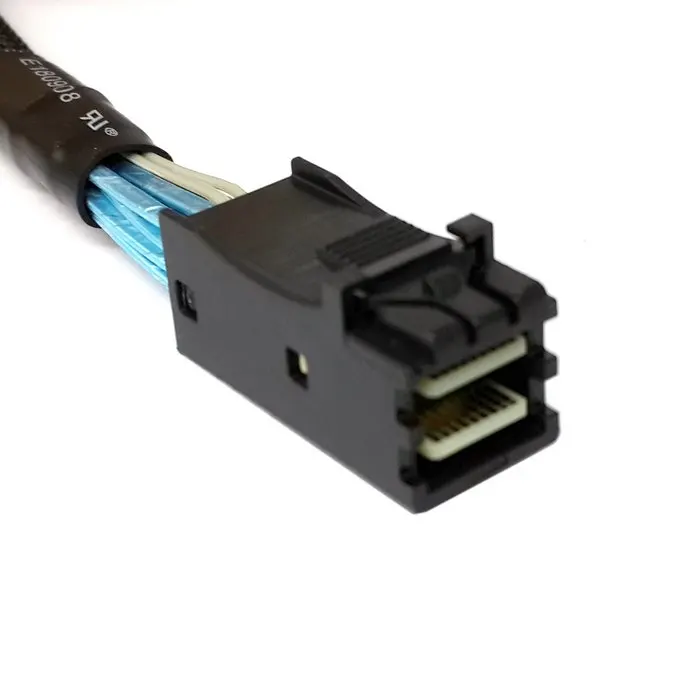 Мини SAS SFF 8643 хост 4SATA 7P жесткий диск Fanout 6 Гбит/с данных сервер Raid кабель|Кабели