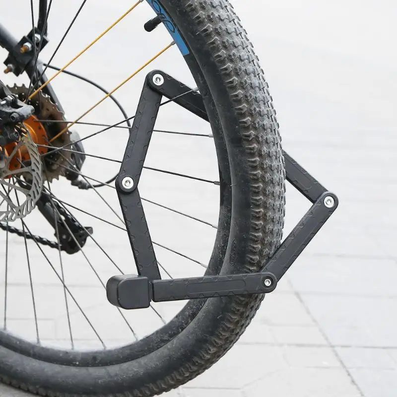 

Universal Folding Bicycle Lock Anti-shear of Hydraulic Cutter Security Cable Lock Anti-Theft Combination Riding Tool