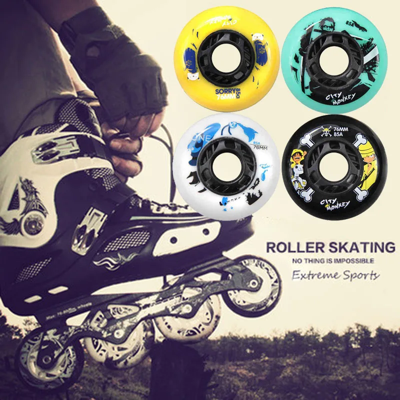 8 قطعة/الوحدة الكرتون تعرج سكيت عجلات 85a/الكبح rollerblade تزلج العجلات عجلات عالية الجودة الأسطوانة 8 قطعة/الوحدة الكرتون تعرج سكيت عجلات 85a/الكبح rollerblade تزلج العجلات عجلات عالية الجودة الأسطوانة