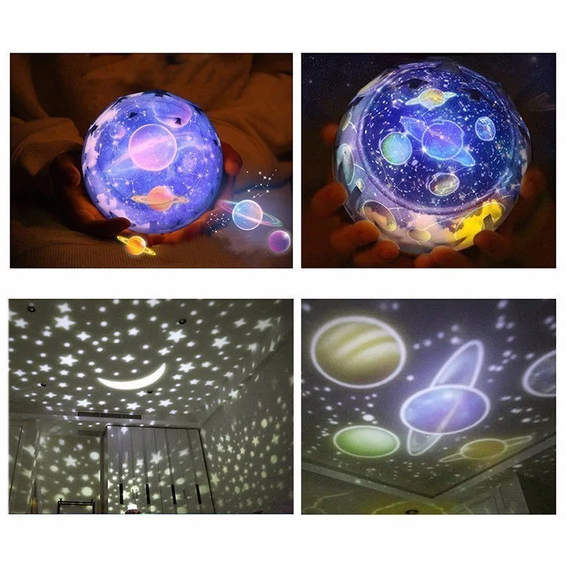 

Stars Starry Sky LED Night Light Projector Moon Lamp Battery USB Kids Gifts Children Bedroom Lamp Projection Lamp