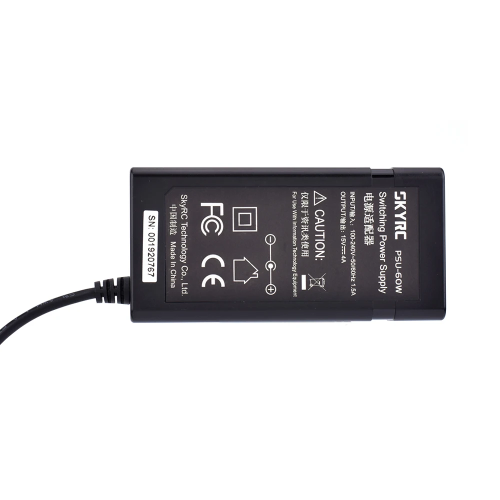 SKYRC адаптер питания 15V 4A 60W AC в DC для IMAX B6 MINI Balance зарядное устройство RC модели