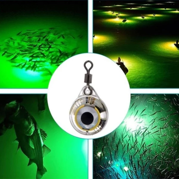 Рыболовный светильник s ночной флуоресцентный светящийся светодиодный подводный ночной рыболовный светильник для привлечения рыбы светодиодный рыболовный Зеленый L