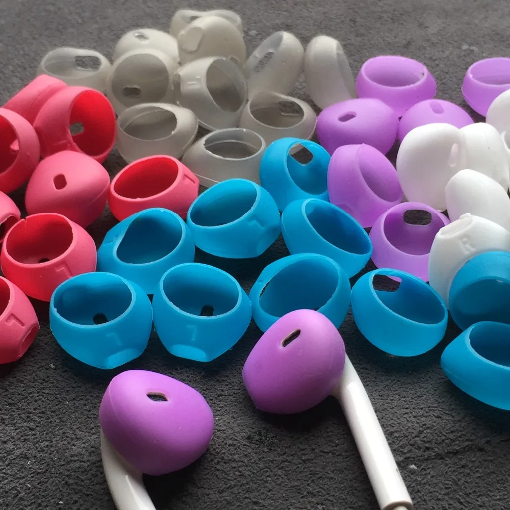 Ear Pads For Earpods Covers Iphone6 8 Plus X Xsmax Earphone Cushion Airpods Case Caps Silicone Earbuds Tips _ - AliExpress Mobile