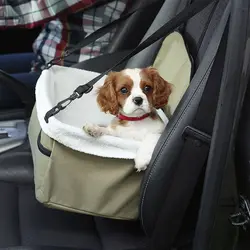 ПЭТ детское сиденье автомобиля Перевозчик Складная Pet Автокресло Обложка для собак и кошек