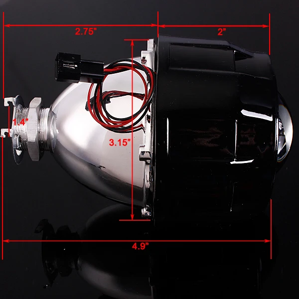2 5 дюймовый мини WST для HID биксеноновых линз проектора + кожухи LHD RHD автомобиля
