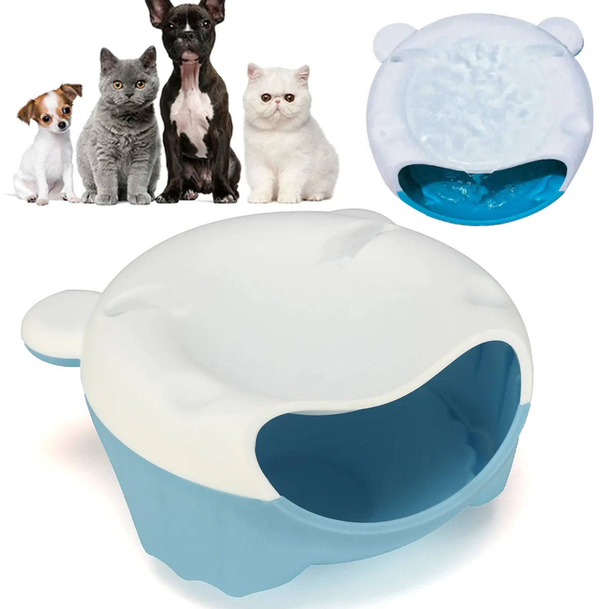 

220V Electric Automatic Cycle Water Feeder Fountain Pet Drinking Fountain For Dog Cat Pet Super Silent Healthy Water Dispenser