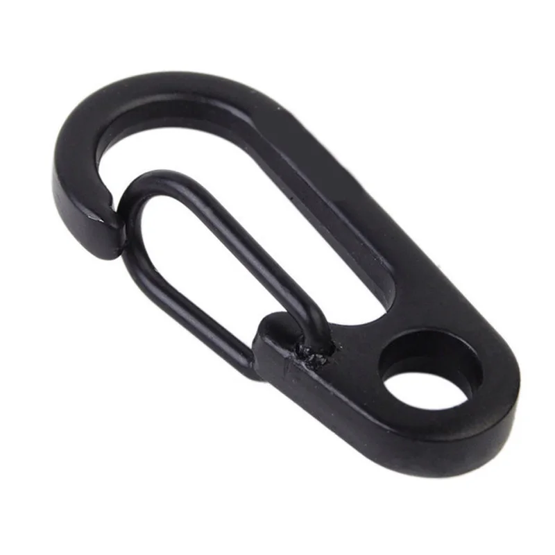 

5PCS/20PCS Spring Clip Mini Gear Snap Spring Clip Hook Quick Link Carabiner Keychain Tool