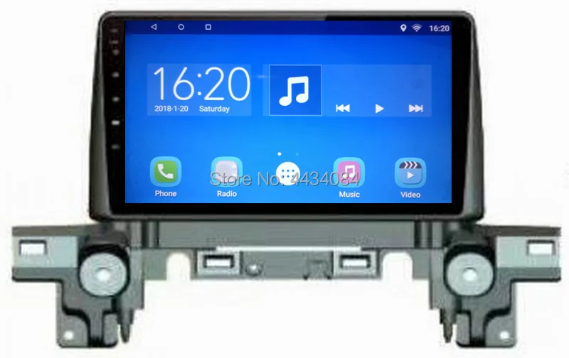 Ouchuangbo автомобильный Головной блок аудио медиа комплект android 7 1 для Mazda 3 2011 2015