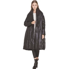 YMOJNV Новая мода 90% белое пуховое пальто женская зимняя куртка пальто личность дизайн свободные большие размеры зимняя одежда Женская парка