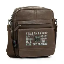 Route 66 модель Юта, на плечо сумка Мужская кожа PU En colores черный и коричневый R25721