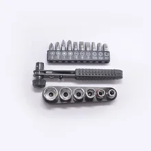 17 in 1 Ratchet Handle Wrench 1/4 screwdriver rod Quick And Easy Socket Wrench ridgid emerson part number 32780 handle wrench spud